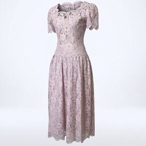 Vintage Cachet by Bari Protas Dress Size 3/4 Coquette Regency Victorian Wedding